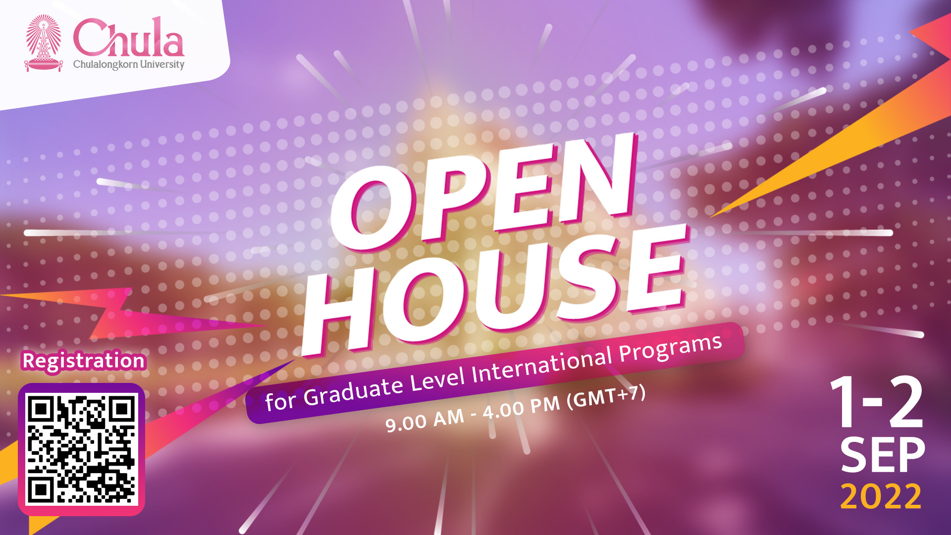 Chula Virtual Open House for International Graduate Programs