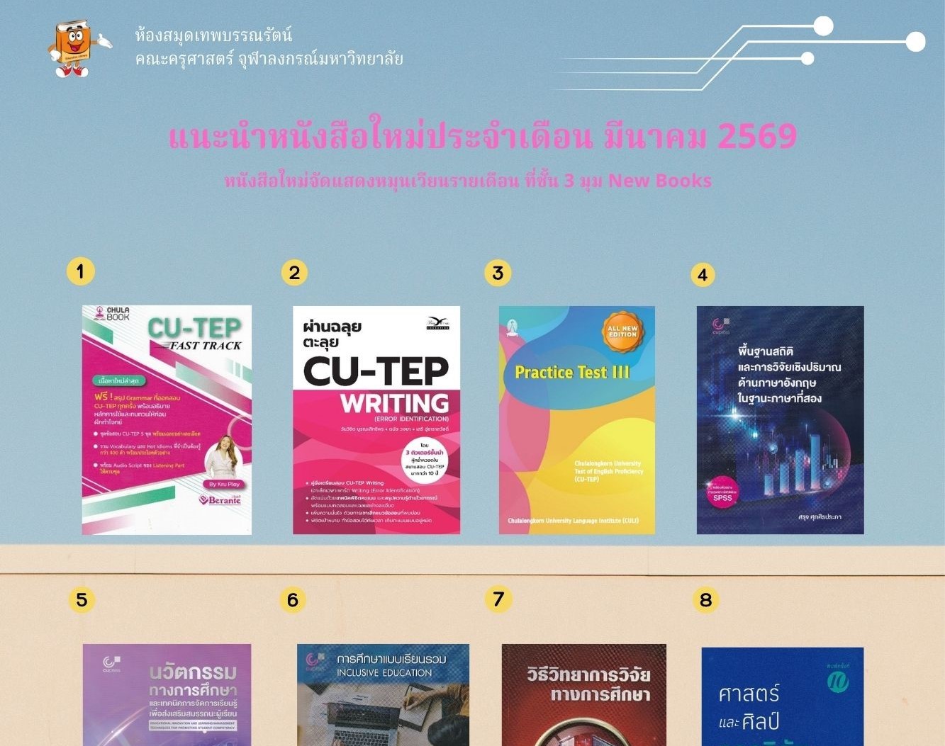 แนะนำหนังสือใหม่ประจำเดือนมีนาคม 2569